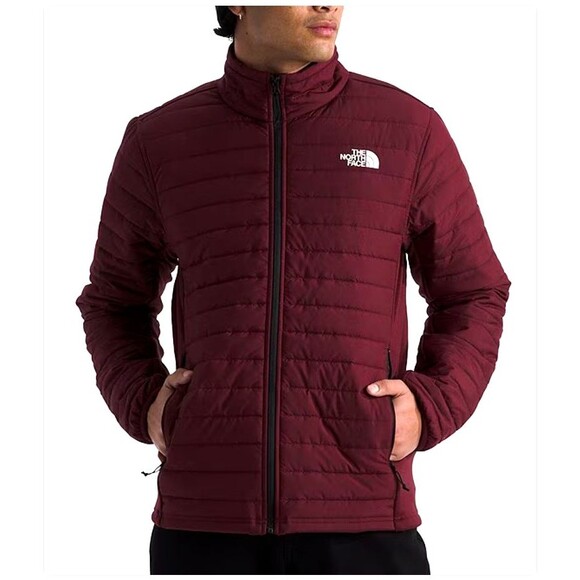 NWT The North Face Canyonlands Hybrid Alpine Plum Slim Fit Puffer Jacket XXL - Picture 1 of 11